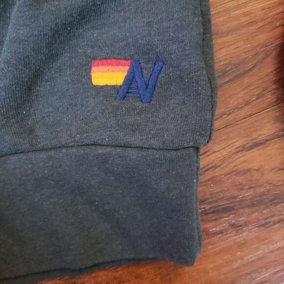 Aviator Nation Gray Lightning Chic Edgy Feminine Trendy Retro Athleisure Size XS - Picture 3 of 8